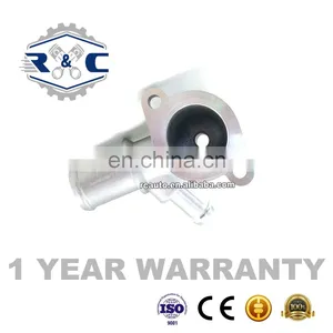 R&C High Quality Metal Cooling Thermostat Housing 96320215 Hose Connector For Chevrolet Spark Daewoo Auto Water Coolant Flange thumbnail-3