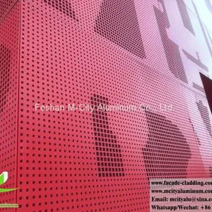 Perforating Metal Sheet Solid Aluminum Cladding Panels for Building Wall Decoration thumbnail-3
