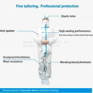 Disposable Medical Coveralls thumbnail-1