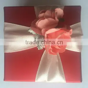 Paper Cardboard Square Ring Necklace Earring Jewelry Gift Boxes Display Case thumbnail-3