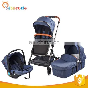 EN1888 OEM Factory Luxury 3 in 1 Baby Buggy Stroller With Car Seat thumbnail-6