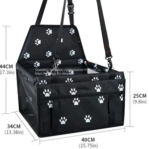 Oxford Breathable Folding Soft Washable Travel Bags Pet Products Dog Car Seat Carrier thumbnail-1