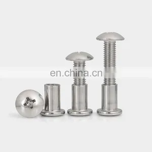 China Supplier Carbon Steel Chicago Screw Pan Head Binding Post Screw thumbnail-3