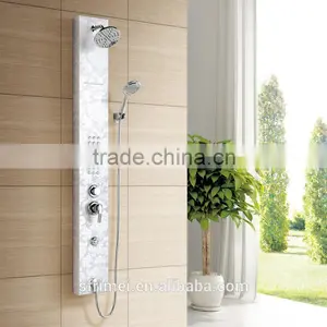 Wall Mounted Stainless Steel Thermostatic Shower Panel Shower Column Set K-1516 thumbnail-1