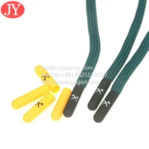 Manufacture Direct Sale Print Logo on Plastic Aglet Lace Aglet Tipping for Hoodies Cap Rope Shoelace thumbnail-2