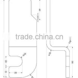 01512 Semi Trailer Door Latch Hook thumbnail-5