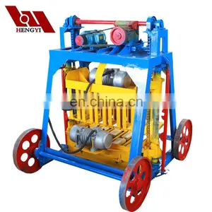 Hot Sale Brick Press MachineHYQT4-45/used Block Machine for Sale/small Clay Brick Making Machine thumbnail-1