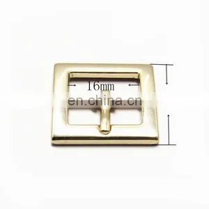 Custom 17mm Shoe Hardware Small Belt Metal Pin Buckle for Strap thumbnail-2