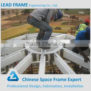 Solid Space Frame Steel Structure Canopy Roof thumbnail-3
