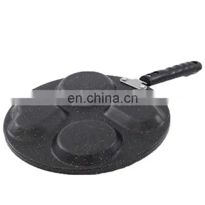 OEM Non-stick Cast Iron Cookware Divided Egg Frying Pan thumbnail-4