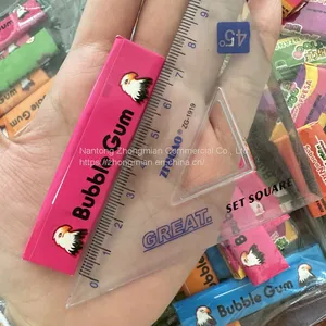 Fancy 4cm, 7cm Fruit Flavour Chewing Gum Tatoo Chicle Tatoo Bubble Gum in Bags, Jars thumbnail-4