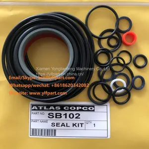 Atlas Copco SB102 Sb302 Sb202 SB452 Mb1500 Ec120t Ec155t Epirco Hydraulic Hammer Breaker Parts Rubber Diaphragm Chiselbuffer Stamp Seal Kits thumbnail-1