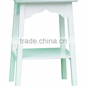 MDF White Color Step Stool thumbnail-1
