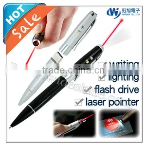 Customized Laser Logo Usb Pen Laser Pointer Logo Pen thumbnail-1