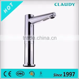 2016 Hot Sales Long Neck Wall Mounted Automatic Shut off Faucet for Kitchen thumbnail-1