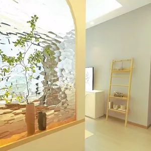 Hot Selling Modern Art Decoration Hallway Living Room Partition Glass thumbnail-2