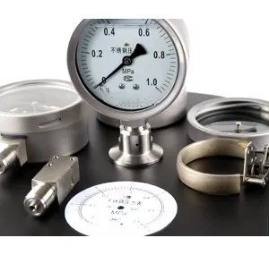 Single Diaphragm Differential Pressure Gauge With Balance Valve thumbnail-2