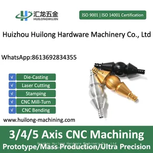 IATF 16949 CNC Machining 5 Axis Turning Milling Machines Aluminum Alloy Stainless Steel Copper Brass Precision Metal Machining Parts for Automotive Spare Parts thumbnail-1