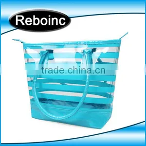 Ladies Transparent Handbag/pvc Tote Bag/pvc Waterproof Bag(20151027A06) thumbnail-1