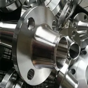 Metallurgical Construction ASME Neck Flat Welding SA182F347H Stainless Steel Flange American Standard Forging thumbnail-1