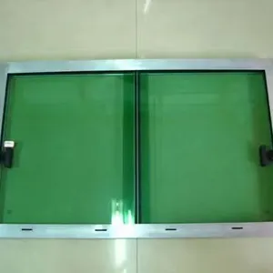 Auto Glass Window With Aluminum Frame and Rubber thumbnail-1