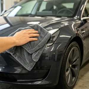 Twisted Loop Microfiber Car Drying Towel, High GSM Fast Drying Towels, Professional Car Care Microfiber Rag for Auto Wash thumbnail-1