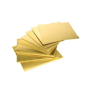 Customizable Brass Plates (H59/H62 Grades)-Electroplated Polished Brushed Surface thumbnail-1