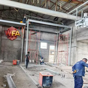 Beef Slaughtering Equipment Cow Butcher Machinery Bull Abattoir Machine USDA Machine Cattle Meat Processing Conveyor Line thumbnail-3
