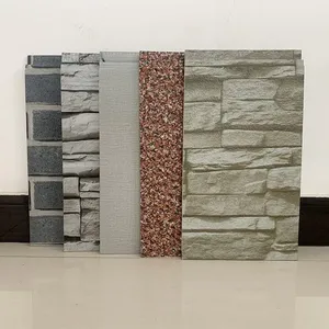 Aluminum Zinc Coated Steel Metal Exterior Wall Sandwich Panel 75mm Thickness for Thermal Insulation R-Value 30 thumbnail-1