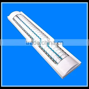 T8/t5 Double Tube SAA CE ROHS 2x18w Fluorescent Light Fixture 60cm thumbnail-1