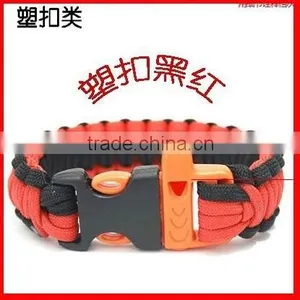 Fashion Stainless Steel Gold Clasp 550 Adjustable Buckle Paracord Bracelet Shackle thumbnail-2