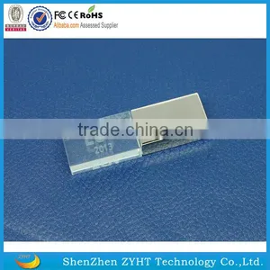Factory Price 3D Engraved Logo Crystal Usb Flash Drive From Professional Manufacture Quality Choice thumbnail-3
