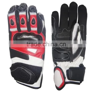 Cheap Custom Handmade Motorbike Leather Gloves thumbnail-1