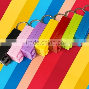 2016 Colorful Block Key Rings Trinket LED Light Voice Keychain Toy Brick Key Holder For Child Keyring Finder Kids thumbnail-1