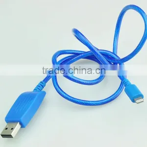 2015 Hot Selling Micro USB Data Cable With LED Light for Iphone/Ipad thumbnail-4