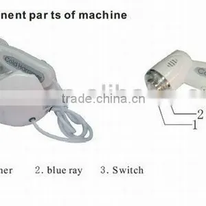 Most Popular Handheld Blue Light Cold Hammer Facial Machine for Close Pore thumbnail-1