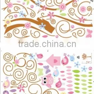 ALFOREVER Owl Tree Pvc Wall Sticker,pvc Wall Decals thumbnail-2