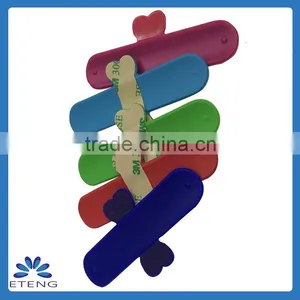 Hot Promotional Custom Printed Silicone Sticky Phone Stand thumbnail-5