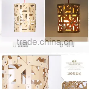 LED Pendant Light JK-8005B-22 Home Indoor Lighting Wooden Frame Fancy Industrial Hanging Pendant Light thumbnail-4