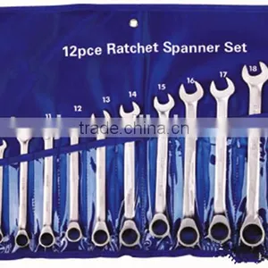 12mm Mirror Polished Flexible Ratchet Wrench,spanner thumbnail-1