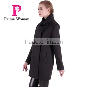 2016 Spring Long Cheap Women Trench Coat With Lapel thumbnail-5