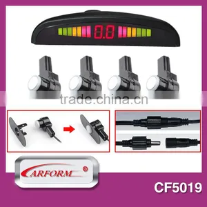 LED Digital Display Parking Sensor With 4 Detachable Waterproof Ultrasonic Sensor thumbnail-1