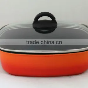 24cm Die Cast Aluminium Square Pan With Induction Bottom thumbnail-2