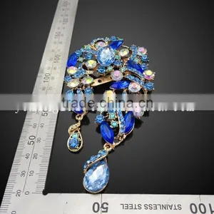 Elegant Vintage Green Fashion Brooch For Wedding Invitation thumbnail-2