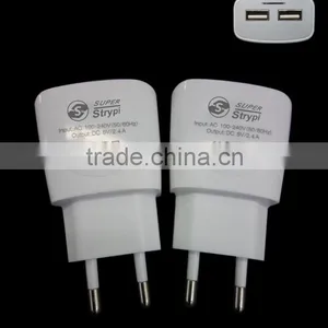 NEW 2.4A Fast Mobile Phone Charger Dual Usb Charger thumbnail-3