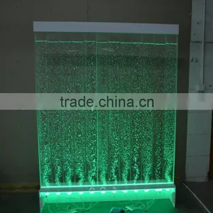 Home Decorative Acrylic LED Water Bubble Wall, Red Bubbling Water Fountain thumbnail-2