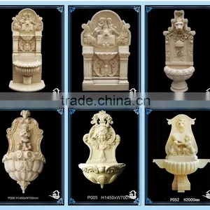 Two Tier Charlotte Outdoor Marble Fountain thumbnail-3