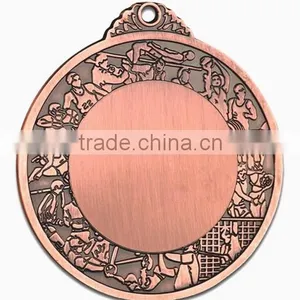 Zinc Alloy 3D Football Medal Die Cast Gold Silver Bronze Medal, Medal With Your Own Logo thumbnail-4