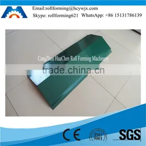 Machine Manufacturer Roofing Sheet Ridge Cap Roll Forming Machin thumbnail-6