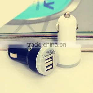 2015 Hot Selling High Quality Colorful Design 5V 2.1A Portable Dual USB Car Charger for Iphone 6/iphone 6 Plus thumbnail-2